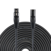 Câble de microphone DMX à faible bruit, blindage tressé, 3 broches XLR mâle vers femelle, 5 mètres, pour amplificateur, éclairage de scène, studio de musique