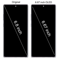 Écran OLED pour téléphone portable Samsung Galaxy Note10+ SM-N975 6,67 pouces, écran LCD OLED avec numériseur, assemblage complet avec cadre