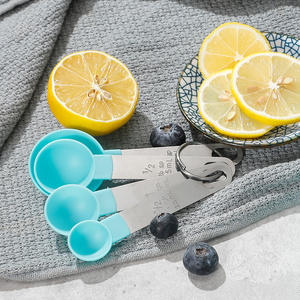 Ensembles de tasses <span class=keywords><strong>et</strong></span> cuillères doseuses de qualité alimentaire avec poignées en acier inoxydable pour une pâtisserie sûre <span class=keywords><strong>et</strong></span> saine - Product Image 4