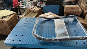 Juren Enorme Power <span class=keywords><strong>Hand</strong></span> Push Vouwwagen Trolleys Platform Fabriek Ppr Mute Rubber Voor Thuis Magazijn Ce Winkelwagen 1 Sets - Product Image 6