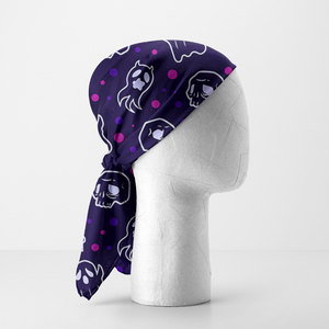 Pañuelo de Algodón 100% con Diseño de Esqueleto <span class=keywords><strong>Pirata</strong></span>, Pañuelo para la Cabeza, Protector Facial Deportivo para Mujeres y Niños, Pañuelo con Diseño de Calavera - Product Image 1