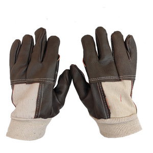 Seaman Welding <b>Gloves</b> Top Grain Cowhide Short Style High Temperature Insulating Protective <b>Gloves</b> - Product Image 3