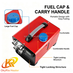 OkyRie AX81H Geïntegreerde Horizontale Diesel Parkeer Verwarming <span class=keywords><strong>Plug</strong></span> & Play Draagbare 10KW Verwarming voor Camper Truck - Product Image 4