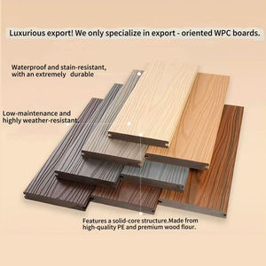 Nuevo producto, respetuoso con el medio ambiente, impermeable, antideslizante, compuesto de PVC, cubierta duradera, grano de madera para exteriores, diseño europeo, parque de jardín - Product Image 3