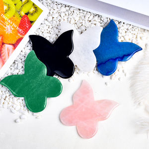 Populaire papillon forme visage soins <span class=keywords><strong>de</strong></span> la peau Rose Quartz Guasha outil <span class=keywords><strong>de</strong></span> Massage Logo personnalisé visage serrer Anti-âge Jade Gua Sha <span class=keywords><strong>pierre</strong></span> - Product Image 4