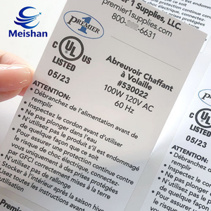 Étiquettes autocollantes murales <span class=keywords><strong>Meishan</strong></span> personnalisées, résistantes aux hautes températures, certifiées CUL ETL, écologiques, résistantes à l'eau et aux UV - Product Image 4