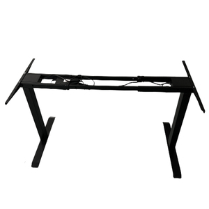 Bureau de travail moderne extensible à vente <span class=keywords><strong>chaude</strong></span>, noir, ergonomique, réglable en hauteur, un moteur, 2 étages, meubles de salon - Product Image 3