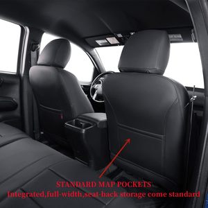 Coprisedili su Misura per <span class=keywords><strong>Ford</strong></span> Ranger 2008-2024, Accessori per 2 o 5 Posti, Set Completo in Pelle Nappa di Alta Qualità - Product Image 3