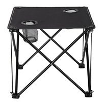 Ensemble table pliante et chaise de pêche en fer pour l'extérieur avec dossier en tissu Oxford Rangement portable léger pour le camping Croquis