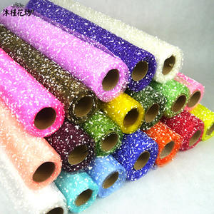 Bouquet de fleurs en mousse, sac d'emballage, décoration florale, fournitures de fleuris, Spray, <span class=keywords><strong>gaze</strong></span> à points de neige - Product Image 6