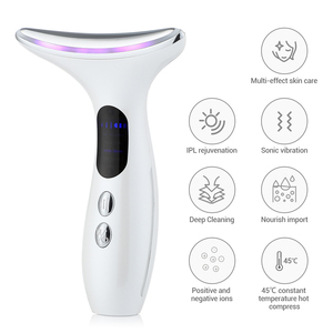 Instrument de beauté à domicile <span class=keywords><strong>Appareil</strong></span> de beauté pour le visage et le cou <span class=keywords><strong>Anti</strong></span>-<span class=keywords><strong>rides</strong></span> <span class=keywords><strong>Anti</strong></span>-âge Réduire les poches <span class=keywords><strong>Appareil</strong></span> <span class=keywords><strong>facial</strong></span> Dispositif de lifting du cou - Product Image 2