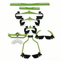 Barre de triceps en acier robuste et réglable pour musculation, accessoire de résistance pour connexion de câble de fitness dorsal