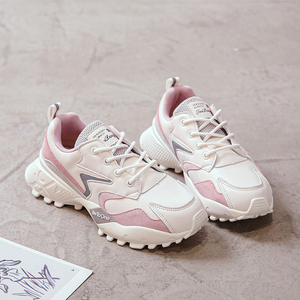 Nuevos Zapatos Deportivos de Mujer <span class=keywords><strong>con</strong></span> Cordones, de Microfibra y Cuero, <span class=keywords><strong>con</strong></span> Plataforma y <span class=keywords><strong>Cuña</strong></span>, Cómodos para Caminar y Correr - Product Image 3