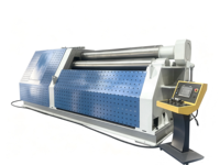 Máquina de Doblado de Placas CNC de Cuatro Rodillos Automática W12NC 6x3200 de Alta Precisión para Acero Inoxidable, Acero al Carbono y Aluminio Hidráulico