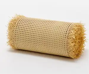 Rollo de material de cinta de núcleo de caña cruda de mimbre de Indonesia Natural de alta calificación 30 40 45 50 60 70 90 150cm 30 metros proveedor