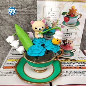6 نماذج ألعاب ديكور لألعاب الأطفال شخصيات إبداعية من rilkuma في Cup - Product Image 4