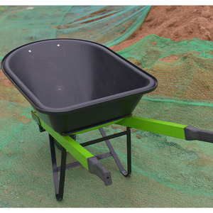 150KG plateau en plastique roue <span class=keywords><strong>brouette</strong></span> WB6023P haute qualité roue <span class=keywords><strong>brouette</strong></span> 114L <span class=keywords><strong>brouette</strong></span> monocycle <span class=keywords><strong>chariot</strong></span> monocycle <span class=keywords><strong>chariot</strong></span> - Product Image 3