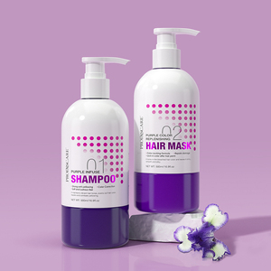 Shampooing <span class=keywords><strong>anti</strong></span>-jaune Shampooing violet Shampooing de marque privée Coloration des <span class=keywords><strong>cheveux</strong></span> - Product Image 1