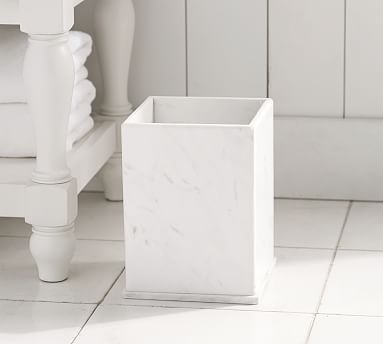 White Waste Basket