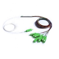 Répartiteur PLC à fibre optique 1x2 1x4 1x8 Mini tube en acier inoxydable équilibré SC/FC/LC NX CORE FTTH Telecom Power