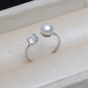 Accessoires de bijouterie DIY en argent S925, style simple, anneau de cheveux ouvrant en forme de pneu, avec support vide pour perles de 6 à 8 mm, taille 3975 mm - Product Image 5