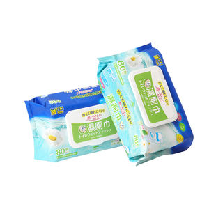 Toallitas Húmedas Desechables para Inodoro - 80 Unidades, 99.9% Antibacterianas, de Poliéster Biodegradable, Secado Rápido en 7 Segundos - Product Image 1