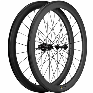 Jantes en fibre de carbone ultralégères 700C pour vélo de route, frein à disque central à verrouillage central et diamètre variable, jeu de roues à rayons - Product Image 3