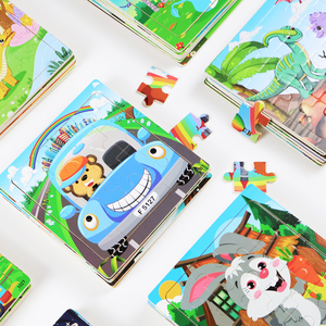Rompecabezas de Animales para Niños y Niñas, Juguetes Educativos de Aprendizaje, 16 Unidades - Product Image 5