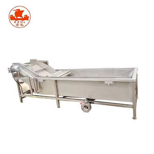 Convoyeur automatique efficace bulles d'air équipement de nettoyage de légumes feuilles lavage de fruits nettoyage tomate pomme laveuse - Product Image 2