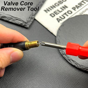 صمام الإطارات الأساسي ، أدوات إصلاح الإطارات البلاستيكية باللون الأحمر برأس واحد ، مفتاح ربط أساسي لصمام شريدر شامل - Product Image 5