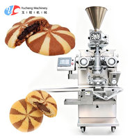 Máquina Automática de Galletas Bicolor de Alta Capacidad, Dispositivo de Relleno y Decoración de Dos Tonos, Línea Industrial para Fábrica de Galletas