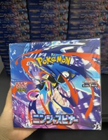 Caja de Sobres de Cartas Coleccionables TCG Serie SV2a 151 Japonesa, Cartas de Juego Coleccionables Scarlet & Violet, Cartas Raras AR SAR SR con Acabado Metálico