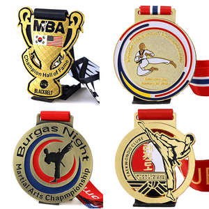 เหรียญเทควันโดทำจากโลหะผสมสังกะสีแบบสั่งทำเหรียญทองแดงสีเงินทองทองเหรียญเทควันโด - Product Image 4