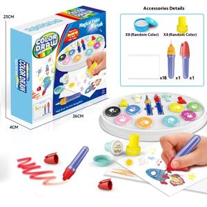 กระดาน<span class=keywords><strong>วาด</strong></span>ภาพเพื่อการศึกษาแบบโต้ตอบสำหรับเด็ก Phantom Cross-border Magic ABS แปรงพลาสติกกราฟฟิตี้สีสันสดใสแสดงอีกา - Product Image 5