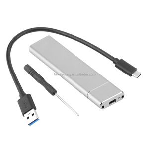 حافظة M.<span class=keywords><strong>2</strong></span> SSD USB 3.1 نوع C إلى M.<span class=keywords><strong>2</strong></span> NGFF SSD غلاف M2 إلى USB C محمول صندوق القرص الصلب حالة HDD لـ 2242 2260 2280 M2 - Product Image 1