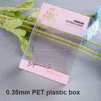 Caja de Plástico Transparente Personalizada, Caja de Exhibición de PVC, Cajas Plegables de Acetato, Caja de Embalaje Transparente de PVC, PET, PP