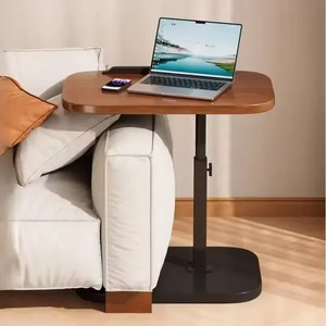 Table basse minimaliste moderne avec plateaux de rangement robustes et durables pour petit salon de luxe ou canapé - Product Image 1