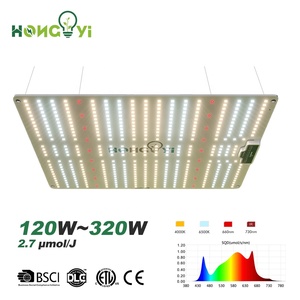 Đèn trồng cây quang phổ toàn diện tương tự ánh nắng mặt trời với bộ điều chỉnh độ sáng 120W PPE 2.7 Umol/J IP65 Đèn <span class=keywords><strong>LED</strong></span> trồng cây quang phổ toàn diện đồng đều - Product Image 1