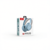 Casque sans fil supra-auriculaire AKS AKS-700 avec haut-parleur dynamique, commandes tactiles, chargement Type-C, étanchéité IPX-4 pour téléphone portable