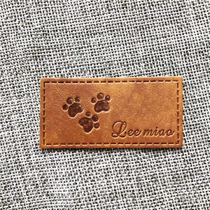 Пользовательские кожаные этикетки натуральная кожа Утюг на нашивках этикетки для одежды тисненые этикетки патчи из искусственной кожи по индивидуальному заказу - Product Image 5