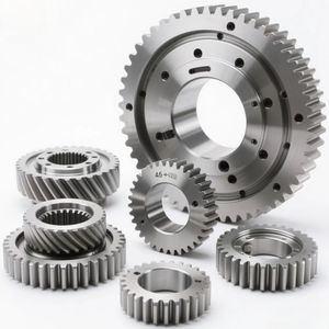 Engranajes planetarios de doble espuela micro mecanizados por CNC, mecanizado de anillos de rueda, engranajes internos de latón y acero, engranajes de caja de reducción planetaria - Product Image 1