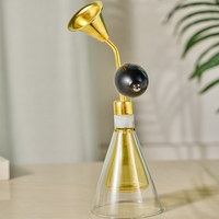 Flacon testeur d'arômes de café en verre et laiton de 80/300 ml pour l'affichage de parfums et l'évaluation sensorielle