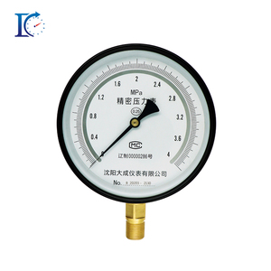 YB-150 고정밀 0.25% 압력 게이지 150mm 직경 IP54 보호 황동 연결 탄소강 케이스 0Bar-600bar - Product Image 2