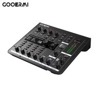 MIXX8 Console de mixage audio 8 canaux USB DJ avec Bluetooth, table de mixage sonore à réduction de bruit pour diffusion en direct, enregistrement sur scène, studio PC