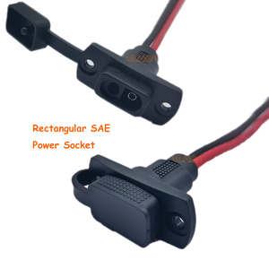 SAE connettore presa di alimentazione porta laterale, 2 Pin scollegamento rapido SAE connettore resistente alle intemperie per generatore solare caricabatteria - Product Image 4