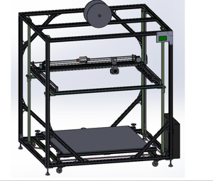 DIY 1000 with the Printing Size 1000*1000*1100mm and 220v/550w <b>3D</b> <b>Printer</b> - Product Image 1