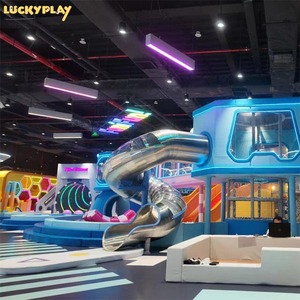 Équipement de terrain de jeu intérieur pour enfants, personnalisé sur mesure, directement de l'usine, pour parcours Ninja et <span class=keywords><strong>Mario</strong></span> Sport, conception globale de projet réaliste - Product Image 1