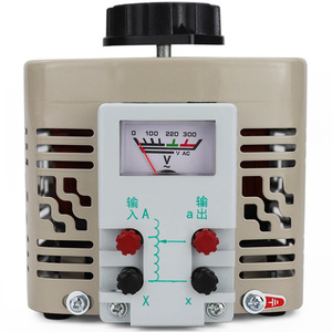 Tengen เครื่องควบคุมแรงดันไฟฟ้าเฟสเดียว0-250V 500W หม้อแปลงไฟฟ้าพร้อมมิเตอร์สำหรับลวดความร้อน - Product Image 3