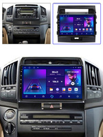 Autoradio 10,1 pouces avec Carplay et Android Auto pour Toyota Land Cruiser 200 08-15, navigation GPS, système multimédia, lecteur de musique pour voiture