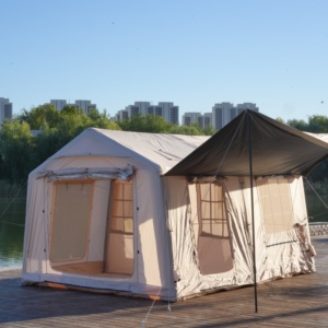 Tenda Gonfiabile Estiva per Famiglie da <span class=keywords><strong>5</strong></span>-8 Persone, 12 Metri Quadrati, Confortevole, con Tetto Alto, per Campeggio all'Aperto - Product Image 6